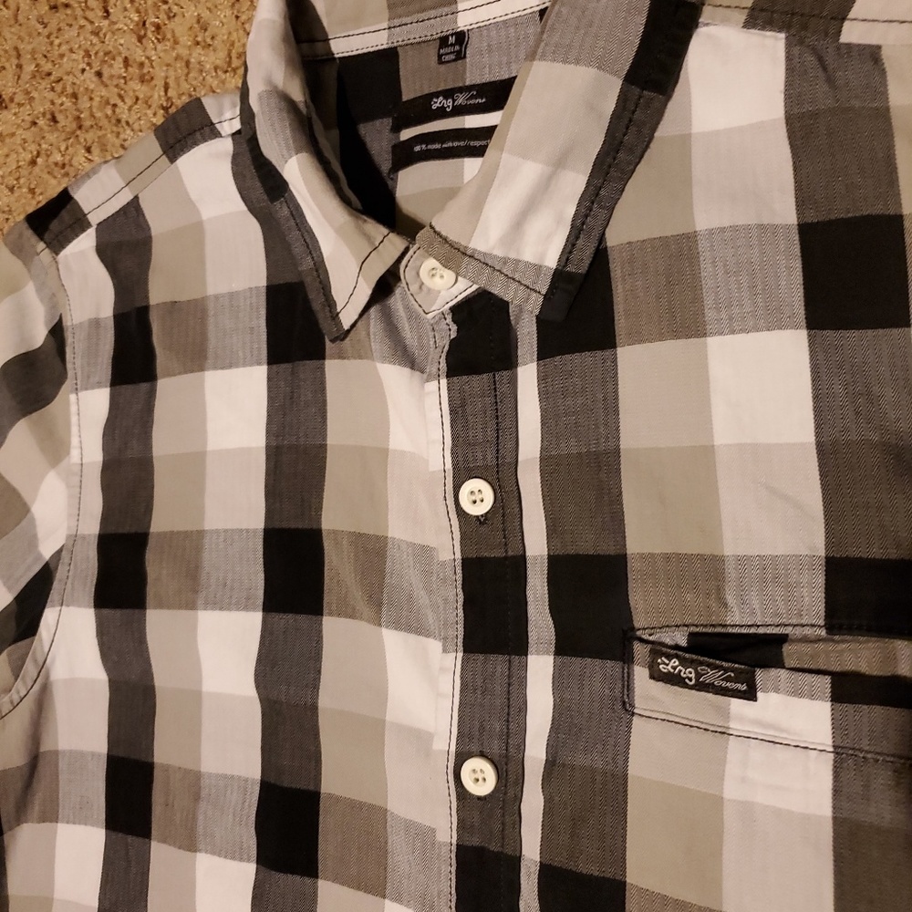 LRG woven button up